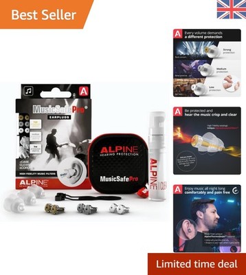 Rauschunterdrückung Ohrstöpsel mit austauschbaren Filtern - MusicSafe Pro Design