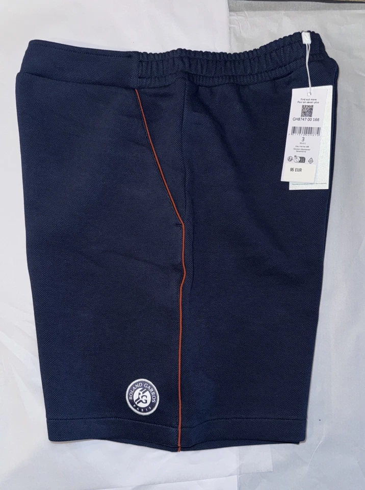 LACOSTE x ROLAND GARROS Club Shorts Size SMALL FR 3 Pique French Open NEW NWT - Image 4 of 4
