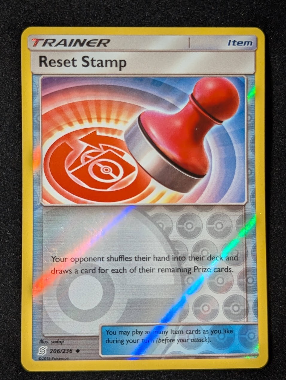 Reset Stamp 206/236 Sm-Unified Minds Reverse Holo for sale online | eBay