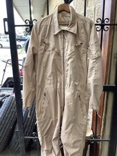 COVERALLS, COMBAT VEHICLE CREWMAN'S SZ: MED--SHORT, NSN: 8415-01-332-7912, TAN 