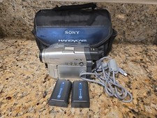 Sony Handycam Digital Video Camera Recorder DCR-DVD201 Bundle Read Description