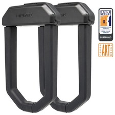 Hiplok DX1000 Heavy Duty D-Lock Duo Pack - Matching Keys