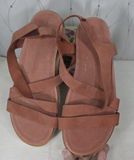 Merrell Womens Juno Backstrap Sandal 10 Redwood Comfort Classic Leather Strappy