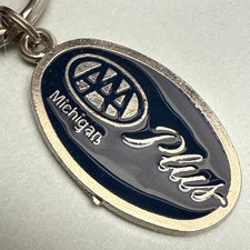 AAA Automobile Club Of Michigan Membership Card Registration Stub & Keychain New