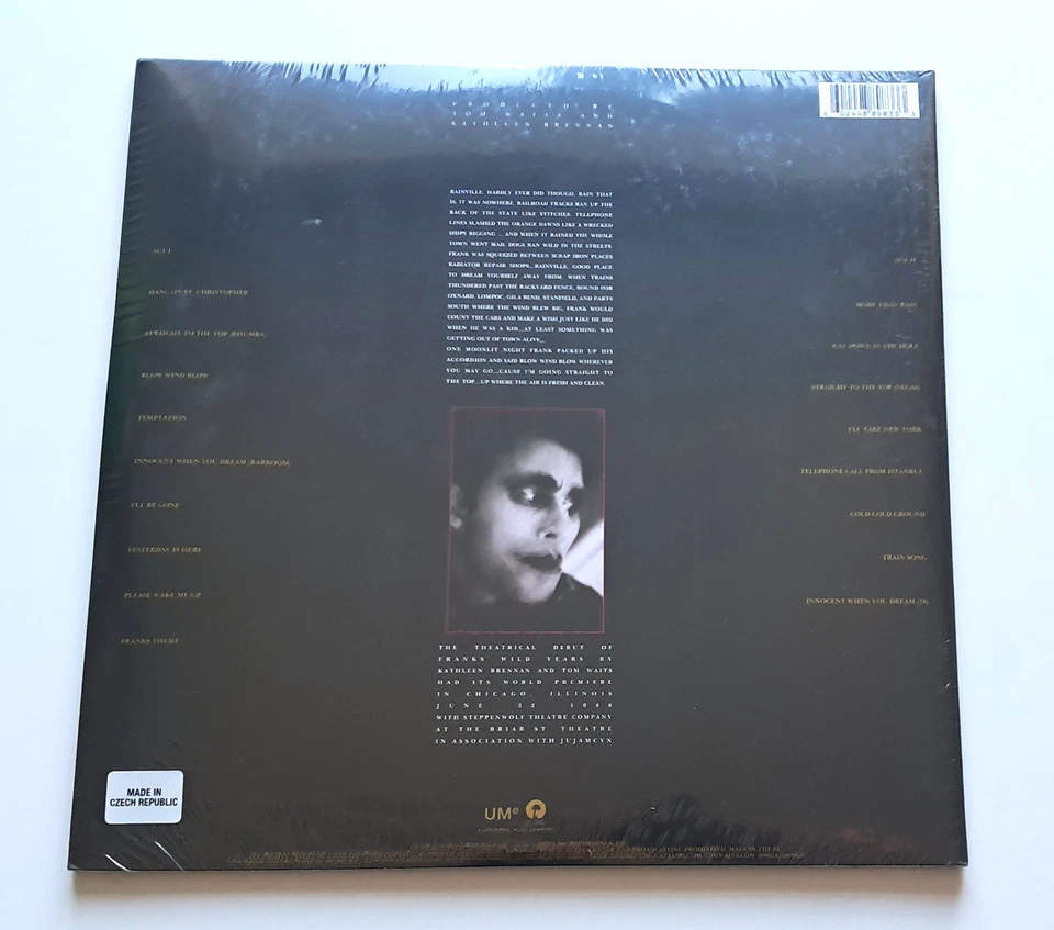 Tom Waits - Franks Wild Years 2023 Island Records 180g Reissue LP *Sealed* - Image 2 of 2