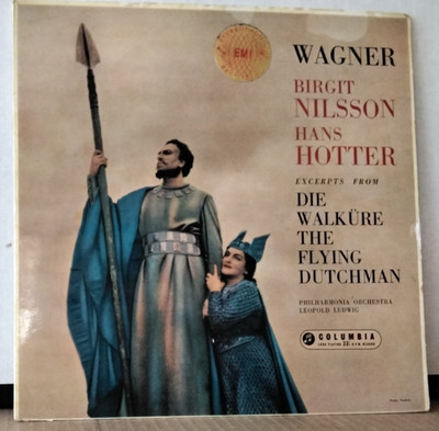 COLUMBIA SAX 2296 UK 1958 WAGNER NILSSON, HOTTER, LUDWIG Die Walkure 1st LabelLP