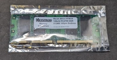 Keystron 512MB Memory 100pin Sodimm - RAM for Ricoh Africo 414635 Printer