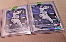 (2) 2025 Bowman Draft - Chrome  REFRACTORS JoJo Parker #BDC-8 (RC)