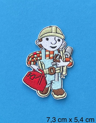 Bügelbild, Patch, Aufnäher,  Aufbügler für BOB, DER BAUMEISTER/THE BUILDER* Fans