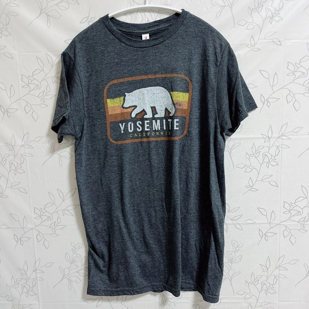 YOSEMITE T-shirt Outdoor Camping Wear Gray S 【Oerseas】【intage】【Top】