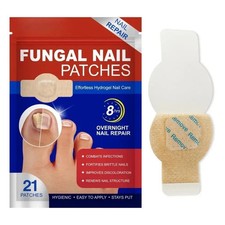 21 Pcs Fungal Nail Patches - Extra Strength Toenail Fungus Treatment Overnight