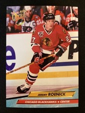 1992-93 Fleer Ultra Hockey Jeremy Roenick-Chicago Blackhawks #41