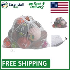 Heavy-Duty Mesh Equipment Bag - 32  x 36   24  x 36  - Versatile Gear Organizer