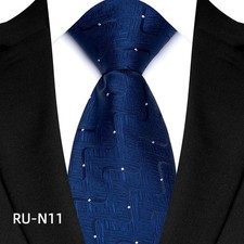 Classic Men's Tie Striped Satin Formal Prom Silky Stylish Wedding Prom with Box