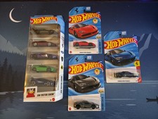 2025 Hot Wheels Ferrari SF90 Stradale 4 Colors Red Gray Blue HW Motor Show 5pack