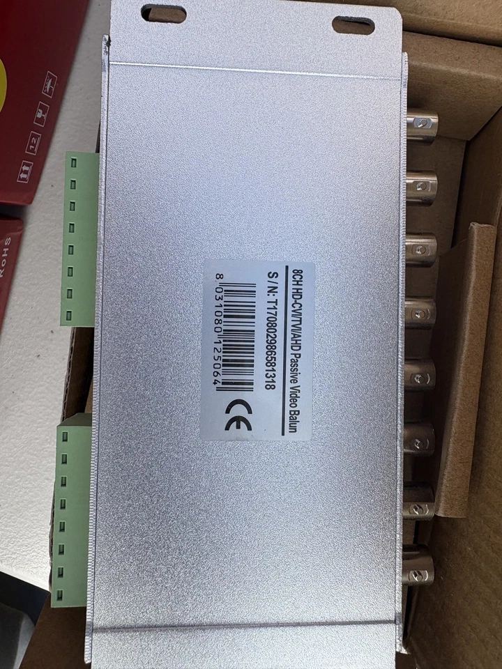 8CH Passive HD Video Balun BNC RJ45 UTP Cable Converter for 1080P - Image 3 of 4