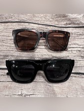 Lot of 2 Knockaround Songbird Oversized Square-Frame Sunglasses