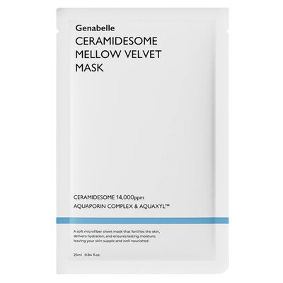 Genabelle Ceramidesome Mellow Velvet Mask 25 ml - feuchtigkeitsspendende Tuchmas