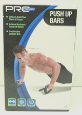 Pro Strength Push Up Bars Cushion Grips Strength Core Chest Triceps Workout NEW