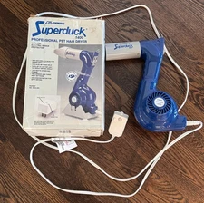 Comare Superduck 1400 model333B930 Pet Hair Blow Dryer Hot Warm Cold Hi Low Off 