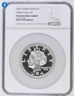 2003 $50 Liberty Dollar 5 OZ .999 Silver Medal USA NGC PF 69 UC