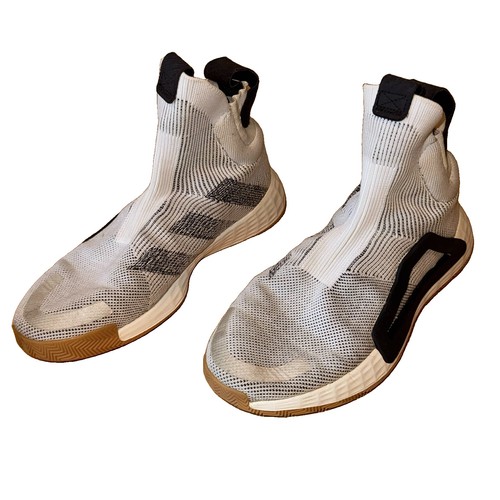 Adidas N3XT L3V3L Basketball Shoes Mens Size 8 White Black Gum F36272 Next Level