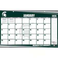 Turner Licensing,  Michigan State Spartans 2026 Desk Pad 17" X 11"