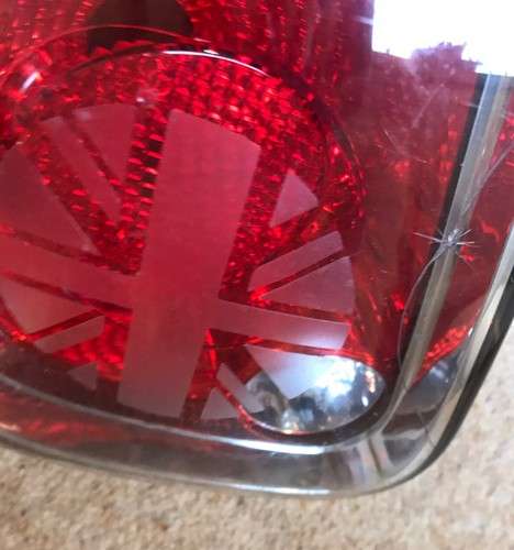 Mini Cooper, One, Clubman 02-06 R50 R52 R53 Union Jack Rear brake light Stickers - Picture 5 of 12