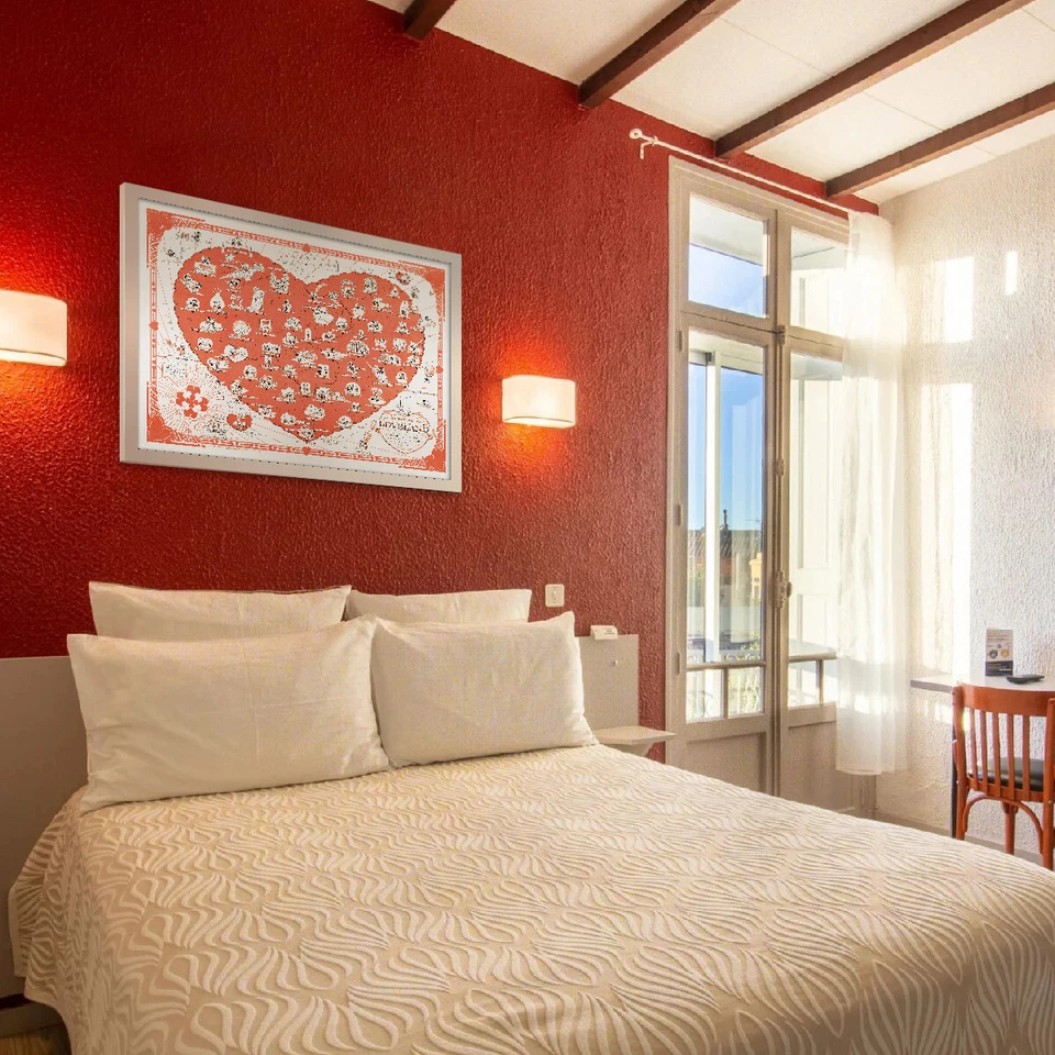 Pictorial map of Loveland, 1943 | 30x20" Mid size | Poster, love, for couple - Image 2 of 4