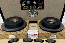 2010-2023 TOYOTA 4RUNNER GENUINE OEM REAR BRAKE ROTORS AND BRAKE PAD KIT