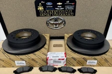 2010-2023 TOYOTA 4RUNNER GENUINE OEM REAR BRAKE ROTORS AND BRAKE PAD KIT