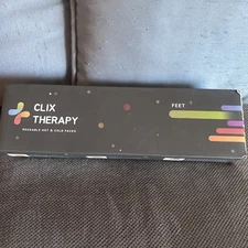 CLIX Therapy Reusable Hot and Cold Pack FEET- NEW In Original Box