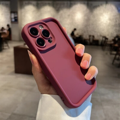 Silicone Shockproof Case for iPhone 16 15 14 Plus 13 12 11 Pro Max XR Cover