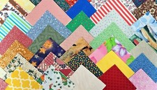 100 PCS 100 COTTON FABRIC SQUARES QUILTING 5"X 5" CHARM PACK ASSORTED