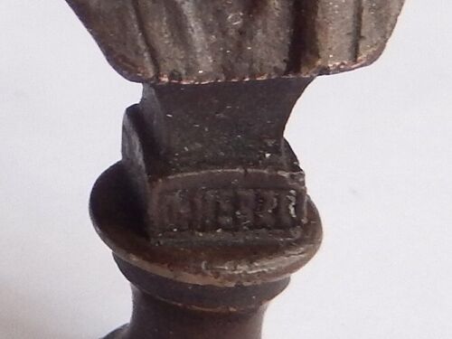 THEODOR HERZL ALTE VINTAGE BRONZE STATUE BÜSTE JÜDISCHER ZIONISTENFÜHRER JUDAIKA - Bild 2 von 5