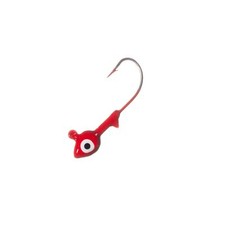 Lures MSHP-14-6-100 Saltwater Jig Heads- #6 Red- 1/4 oz- 100 Pack