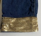 Chico’s Boyfriend Ankle Jeans with sequins Size 6P — photo 4