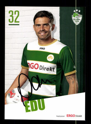Edu Autogrammkarte SpVgg Greuther Fürth 2012-13 Original Signiert+A 159934