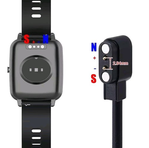 MAGNETIC CHARGER CABLES LETSFIT IP68/ID205L WILLFUL SW021 SMARTWATCH Lot Of 2 - Zdjęcie 2 z 4