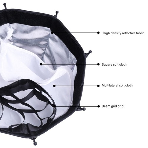 User Friendly 290mm Octagonal Light Box Efficient Octagonal Softbox Easy - Picture 4 of 8