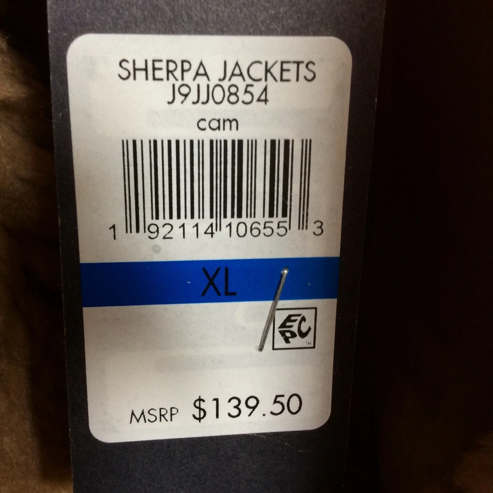 Tommy Hilfiger Chaqueta Sherpa Mujer Talla XL Marrón Camel Manga Larga Suave Foto 3 de 4