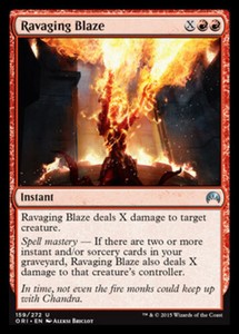Ravaging Blaze - Foil x1 - Magic Origins - NM-Mint, English - Magic Origins