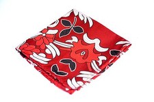 Lord R Colton Masterworks Pocket Square - Jacaranda Red Silk - 75 Retail