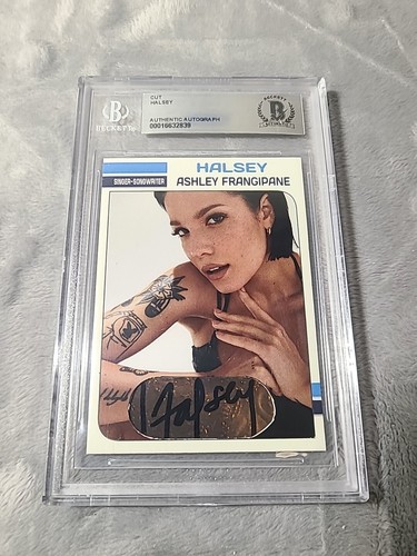 Halsey Signed Cut Card Singer 1/1 Rare - Picture 2 of 6