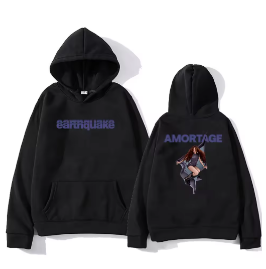 JISOO BLACKPINK EARTHQUAKE AMORTAGE HOODIE Merch Sweatshirt
