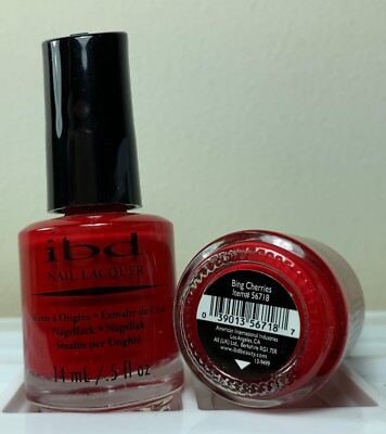 IBD Nail Polish 14ml / 0.5 fl.oz - Bing Cherries - Long Lasting Lacquer