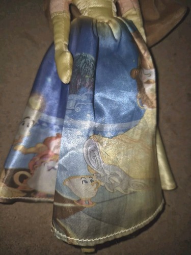 Posh Paws Disney Beauty & The Beast Belle Story Dress. Mini Doll Plush Soft Toy - Picture 4 of 9