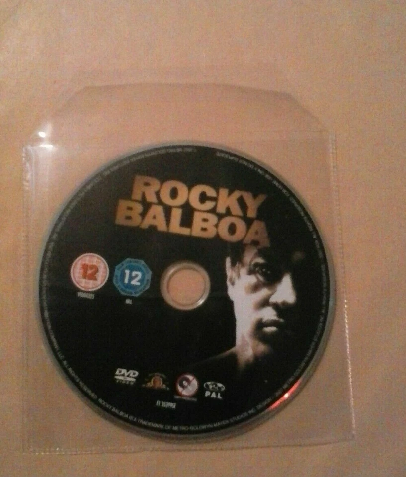 Shawshank Redemption / Transporter / Rocky Balboa (DVD`s, DISCS ONLY) Very Good. - Image 3 of 3