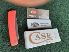 CASE XX RED SODBUSTER JR Style 4137 Carbon Steel Pocket Knife NIB Mint Workman