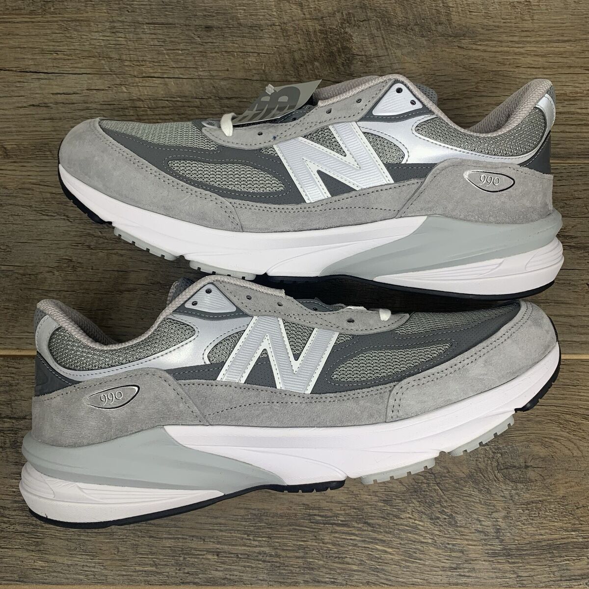New Balance 990v6 Made in USA 🇺🇸 Grey White Sneakers New Balance 990v6 Made in USA 🇺🇸 Grey White Sneakers
